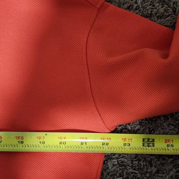 Eileen Fisher Sweatshirt Sweater Orange Size XS/TP Organic Cotton Cabincore - Picture 9 of 10